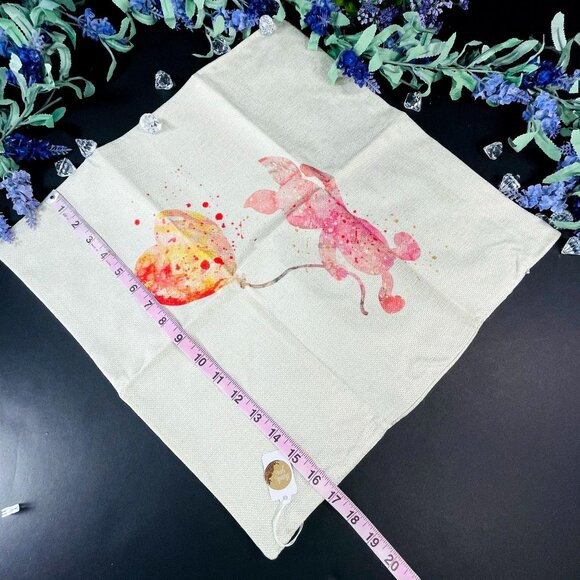 Piglet Pooh Accent Pillowcase Heart Balloon Throw Sham Cushion Cover Home Decor - Picture 5 of 11